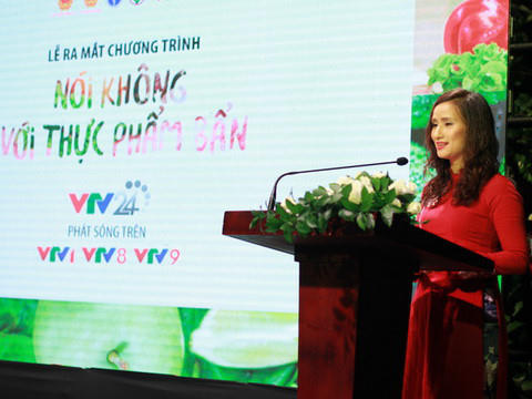 VTV tổ chức lễ ra mắt chương trình truyền hình “Nói không với thực phẩm bẩn”.