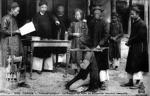 Xử án thời xưa.