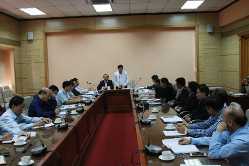 TTCP công bố quyết định thanh tra tại Bộ Y tế ngày 22-3 - Ảnh: TTCP