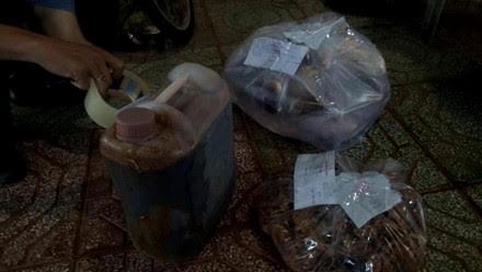 Tang vật cơ quan chức năng thu giữ.