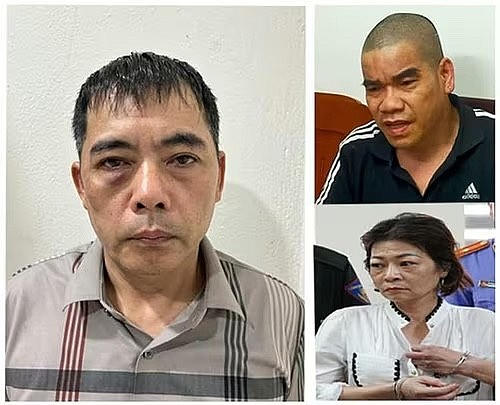 Các đối tượng cầm đầu trong đường dây buôn ma tuý liên tỉnh.