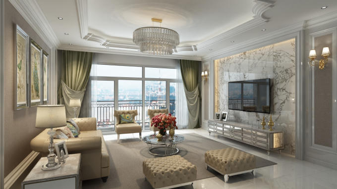 Các căn hộ được thiết kế sang trọng và view trọn vẹn hồ Tây thơ mộng.