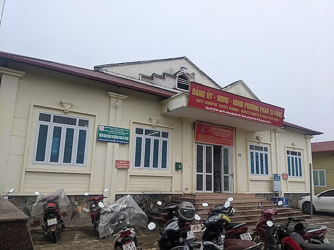 Trụ sở UBND phường Phan Si Păng, thị xã Sa Pa.