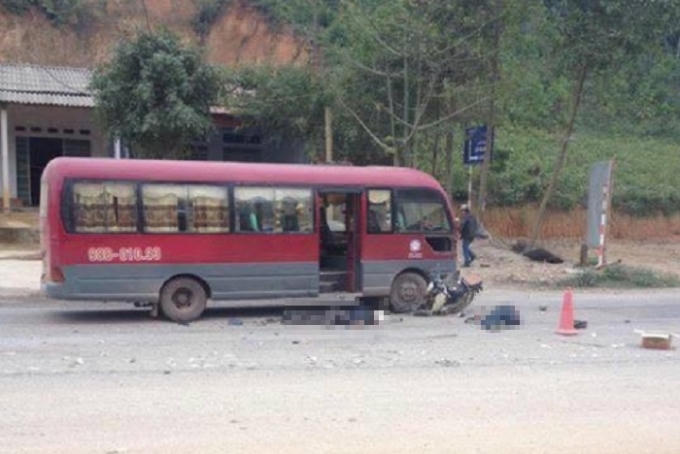 Hiện trường nơi xảy ra sự việc.