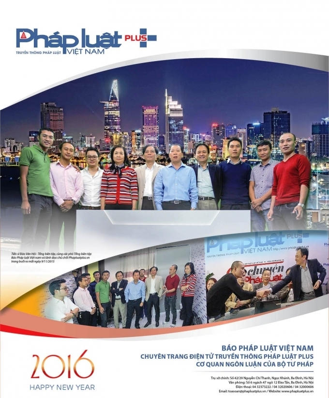 Tập thể cán bộ, phóng viên của tòa soạn luôn xác định mục tiêu đưa Phapluatplus.vn trở thành nhịp cầu quan trọng giữa Nhân dân - Chính phủ - Bộ Tư pháp trong công tác tuyên truyền, phổ biến giáo dục pháp luật.