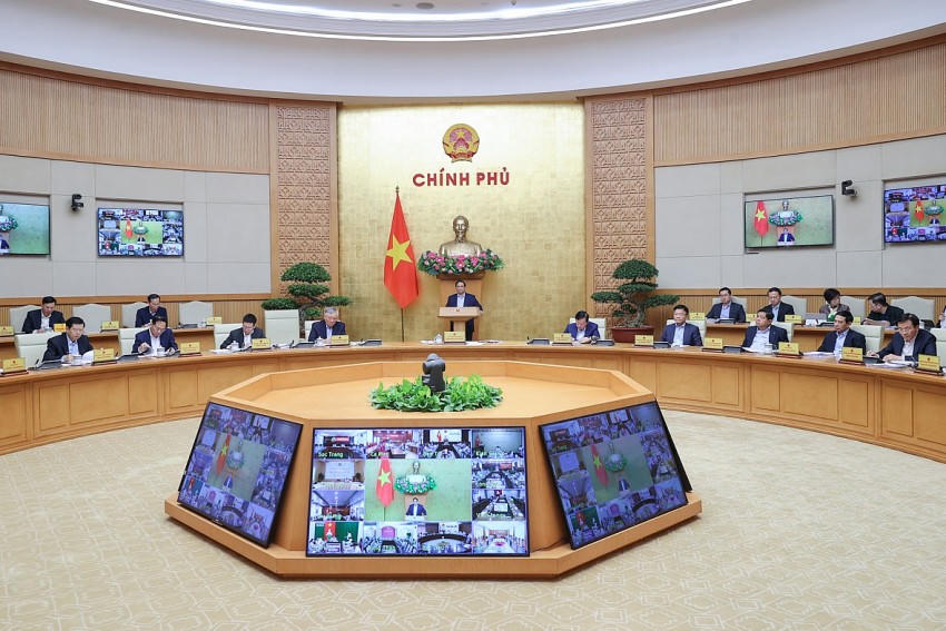 Toàn cảnh phiên họp. Ảnh VGP