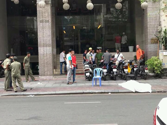 Hiện trường nơi xảy ra vụ việc.