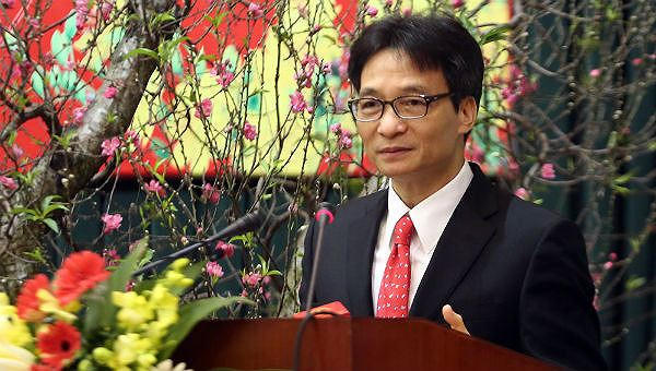 Phó Thủ tướng Vũ Đức Đam phát biểu tại hội nghị.