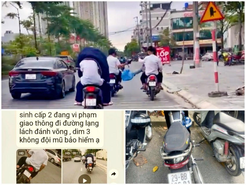 Hình ảnh vi phạm được người dân cung cấp.
