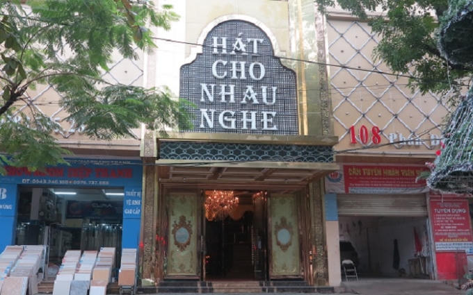 Quán cà phê nơi xảy ra vụ hỗn chiến (ảnh CTV).