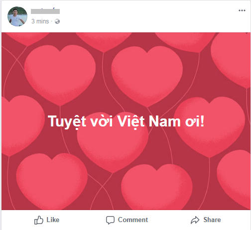 Facebook tr&agrave;n ngập h&igrave;nh ảnh ch&uacute;c mừng chiến thắng của đội tuyển U23 Việt Nam
