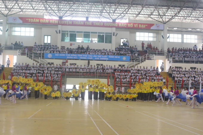 Phú Thọ: Khai mạc Hội khỏe Phù đồng lần thứ XVIII năm 2018