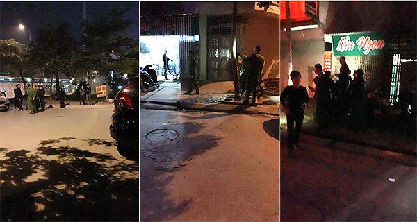 Công an khám nghiệm hiện trường nơi xảy ra vụ việc. Ảnh: An ninh Thủ đô