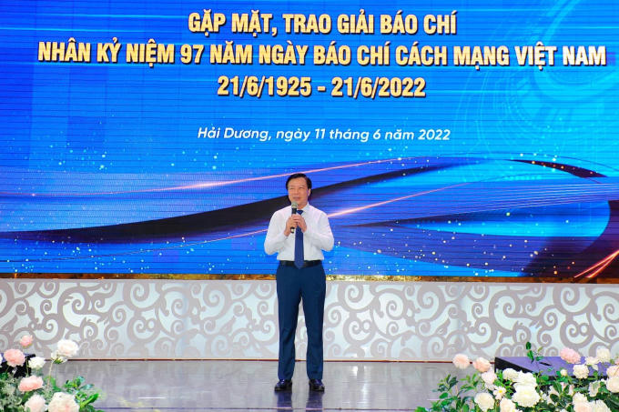 ông Phạm Xuân Thăng - Bí thư Tỉnh ủy Hải Dương khẳng định các cơ quan báo chí luôn là lực lượng đi đầu, phản ánh kịp thời tâm tư, nguyện vọng chính đáng của nhân dân.