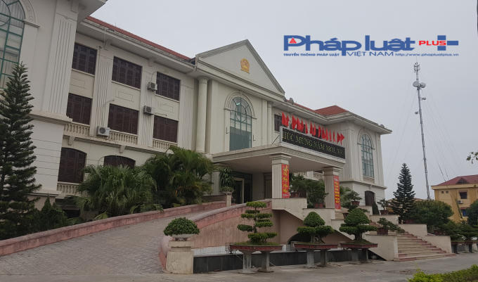 Trụ sở UBND huyện Yên Phong, Bắc Ninh. Ảnh Vũ Quang