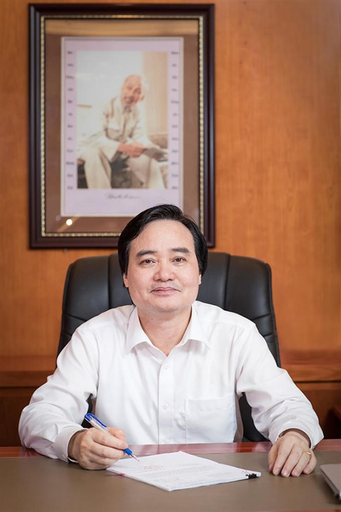 Bộ trưởng Bộ GD&ĐT Phùng Xuân Nhạ. (Ảnh: Vietnamnet)