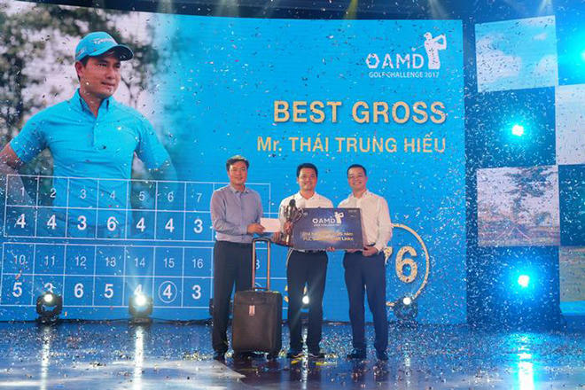 Golfer Thái Trung Hiếu vô địch AMD Golf Challenge 2017.