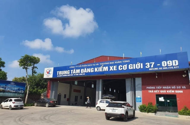 Thanh tra Sở Giao thông vận tải Nghệ An xử phạt 2 trung tâm đăng kiểm
