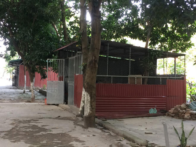 Công trình xây dựng trái phép tại thị trấn Đông Anh vẫn chưa bị tháo dỡ.