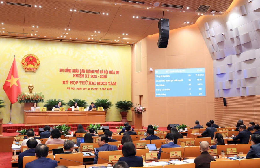 Quang cảnh kỳ họp.