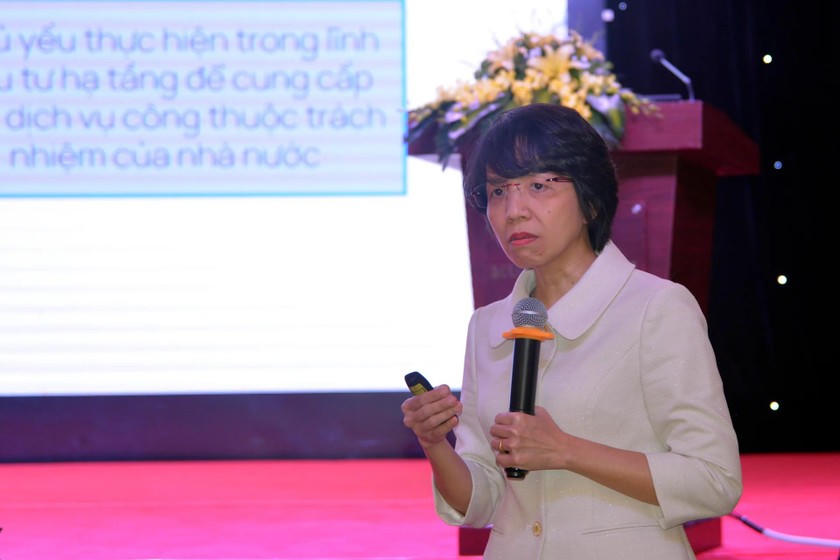 Phó Cục trưởng Cục Quản lý đấu thầu Vũ Quỳnh Lê. (Ảnh: P.Giang)