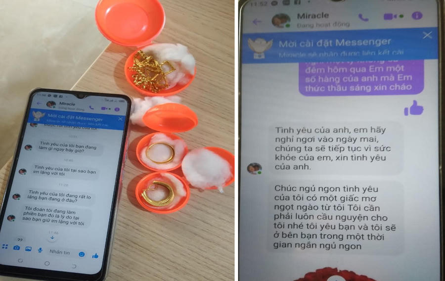 Nội dung tin nhắn các đối tượng lừa đảo chiếm đoạt tài sản