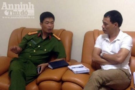 Thượng tá Nguyễn Minh Thắng, Phó trưởng Phòng CSHS, Công an tỉnh Lào Cai, thuật lại hành trình điều tra, truy bắt đối tượng Tẩn Láo Lở với PV Báo ANTĐ