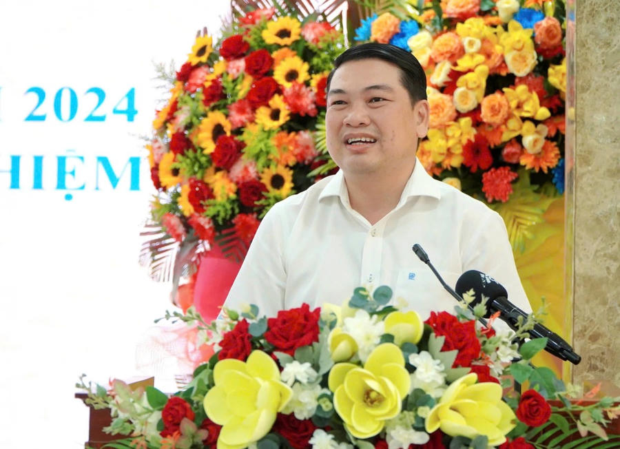 Phó Chủ tịch UBND tỉnh Kiên Giang Lê Trung Hồ phát biểu tại Hội nghị
