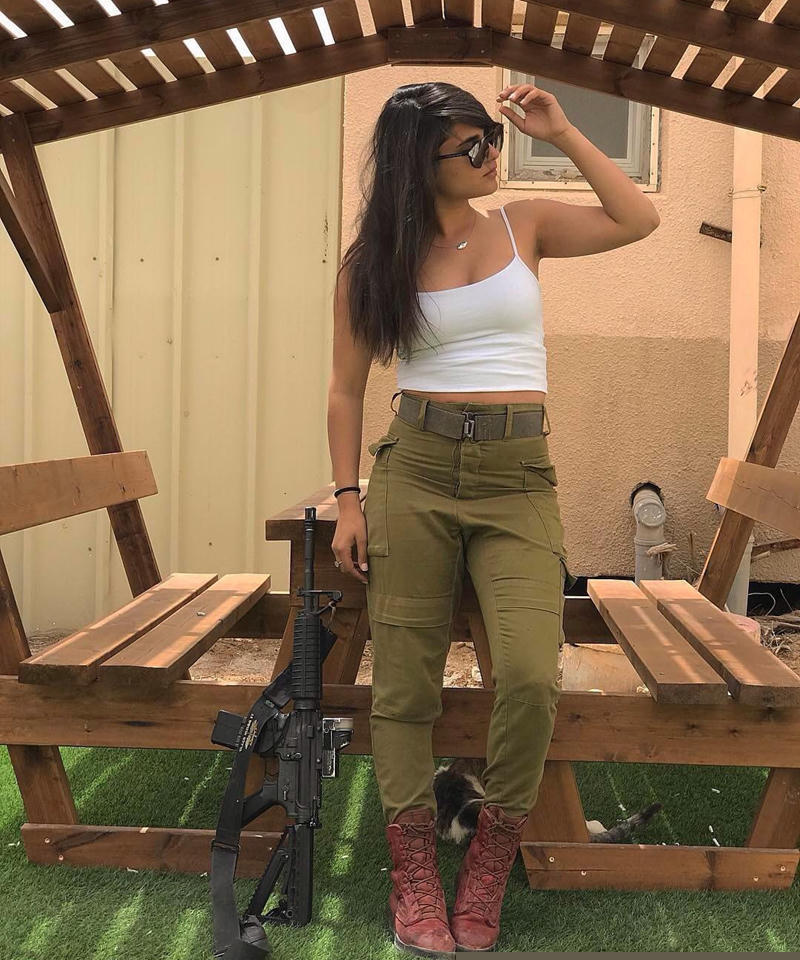 anh: nhung co nang sieu nong bong trong luc luong vu trang israel hinh 14