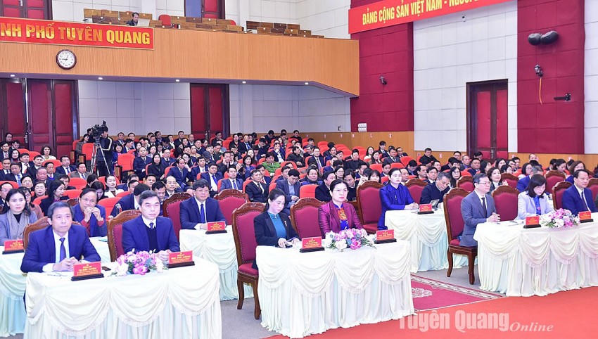 Các đại biểu dự hội nghị. Ảnh: Báo Tuyên Quang