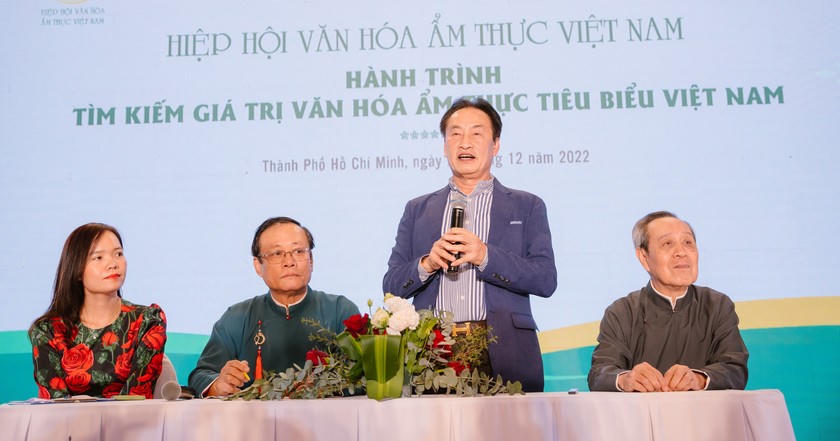 VCCA tổ chức Lễ công bố Hành trình tìm kiếm giá trị Văn hóa Ẩm thực Việt Nam.