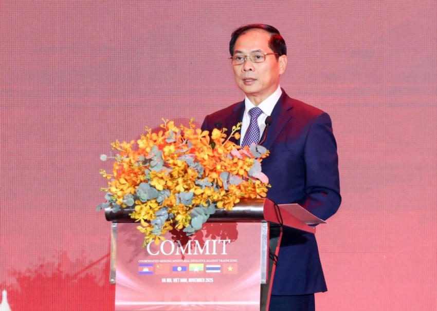 Phó Thủ tướng Bùi Thanh Sơn phát biểu tại hội ngị. Ảnh: BCA