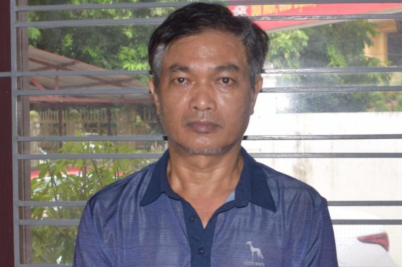 Bị can Trần Văn Hùng. Ảnh: Công an Hưng Yên.