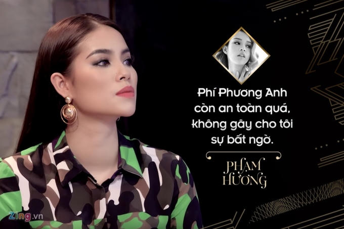 Trong tập 3 của The Face phát sóng tối 2/7, các cô gái của 3 đội lần lượt được ghép cặp để bước vào phần thi thể hiện khả năng phối đồ. Phí Phương Anh - thành viên đội Hồ Ngọc Hà dù đi đến top 3 cuối cùng nhưng vẫn bị Phạm Hương chê thiếu sự bứt phá.