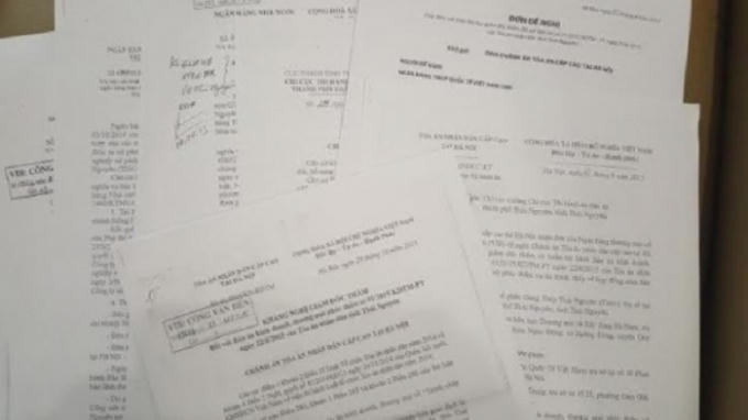 Hồ sơ vụ việc.