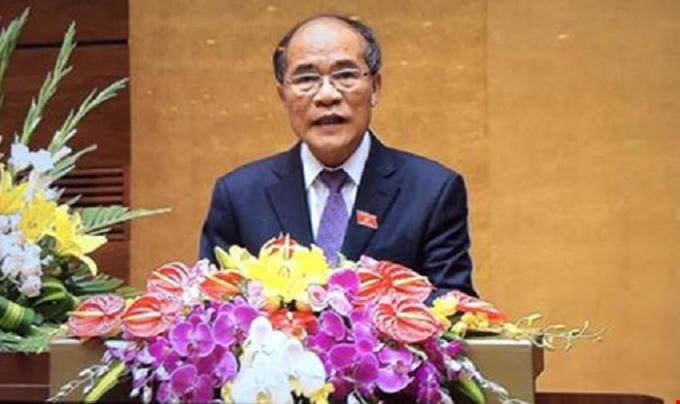 Chủ tịch Quốc hội Nguyễn Sinh Hùng.