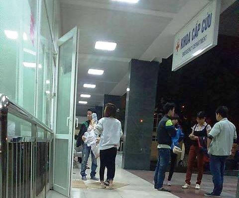 Đã có 97/500 công nhân được đưa đi cấp cứu tại Bệnh viện Đa khoa tỉnh Bắc Giang và Bệnh viện Đa khoa Thành phố Bắc Giang sau bữa ăn tối.