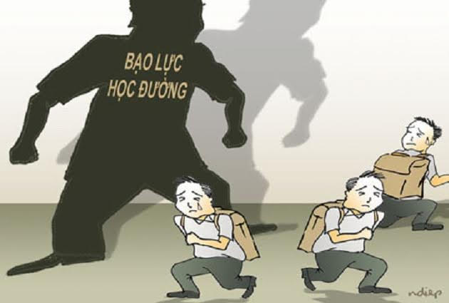 Quyết liệt nói không với bạo lực học đường.