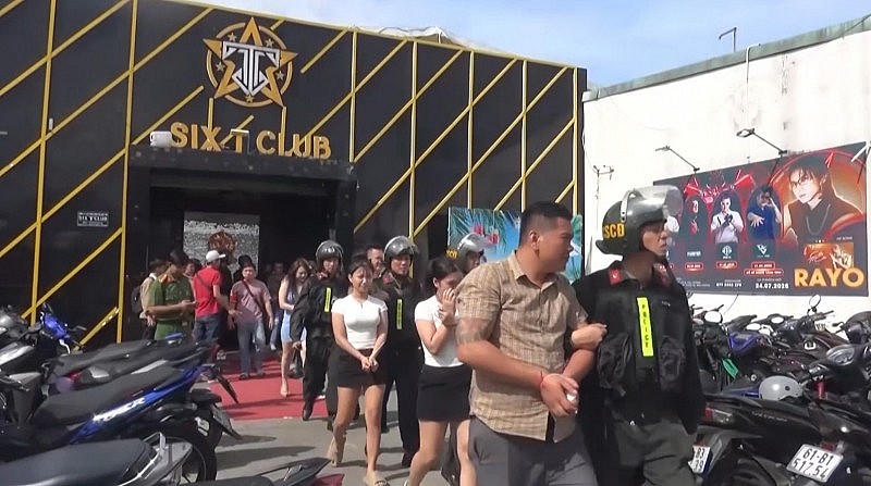 Cơ quan Công an phát hiện 186/364 khách và nhân viên dương tính ma túy.