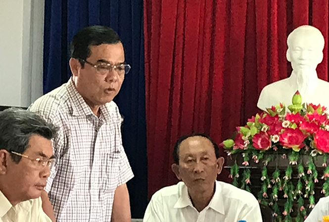 Ông Nguyễn Tấn Khương, Chánh văn phòng, người phát ngôn UBND tỉnh Bạc Liêu.