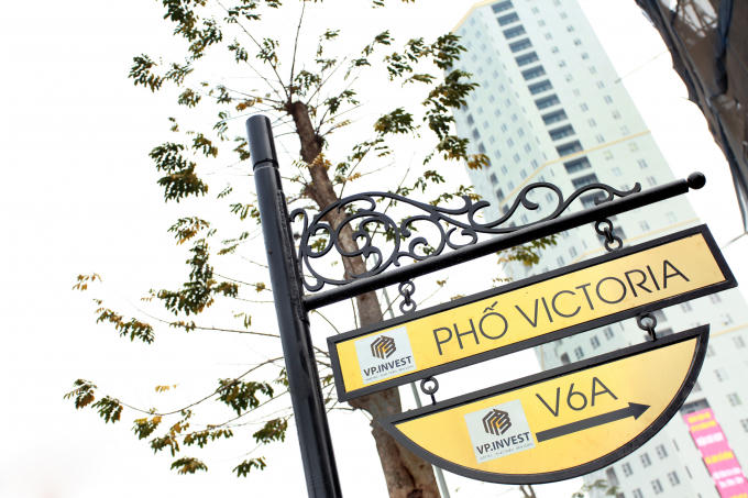 Dự án Nhà phố Thương mại Victoria thuộc tổ hợp khu đô thị Văn Phú.