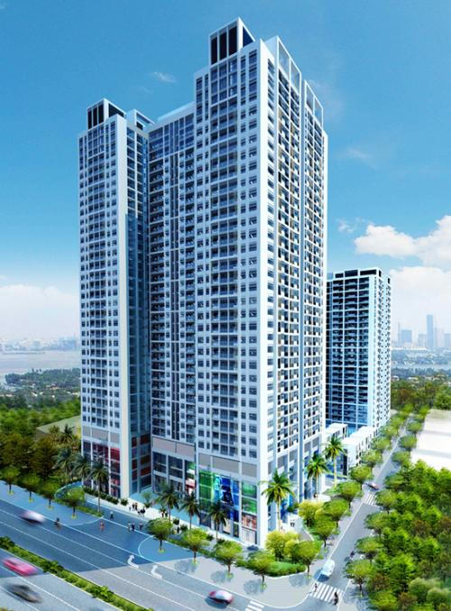 Phối cảnh dự án 409 Lĩnh Nam vừa bị công an TP Hà Nôi khởi tố.