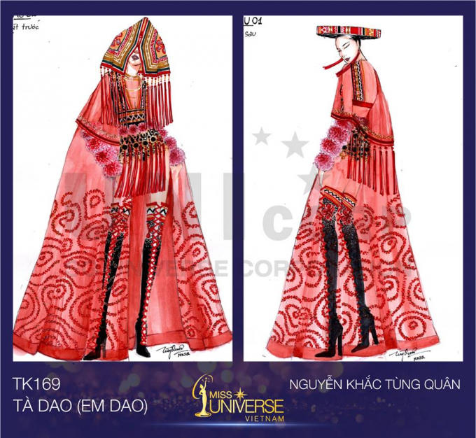 Bánh mì, Trưng Nữ Vương... lọt top 15 “Thiết kế trang phục dân tộc cho đại diện Việt Nam tại Miss Universe”