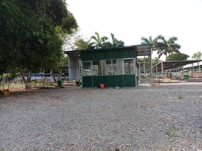 Nhiều lán tạm mọc lên, thậm chí có cả lán bảo vệ.