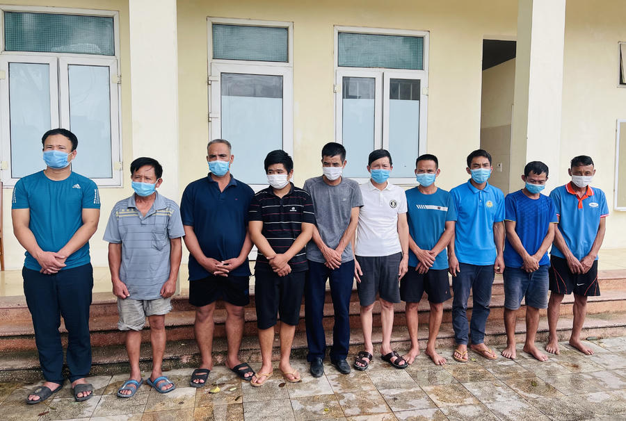 Các đối tượng trong ổ nhóm đánh bạc bị bắt giữ                   