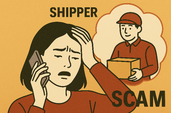 Cảnh báo khi nhận được cuộc gọi nhận là shipper.