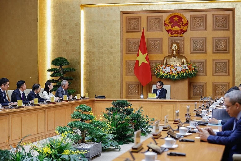 Thủ tướng Chính phủ Phạm Minh Chính đã tiếp, làm việc với đoàn lãnh đạo 18 doanh nghiệp Trung Quốc.