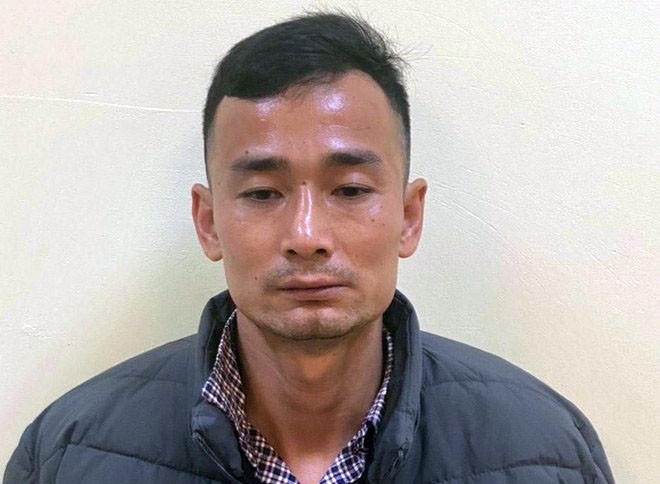 Đối tượng bị bắt giữ.