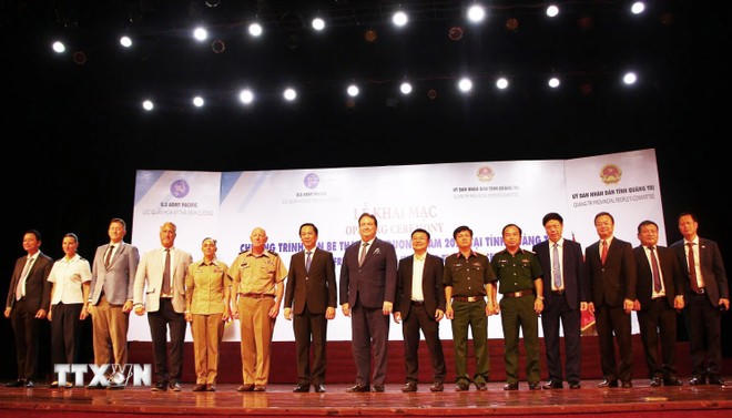 Khai mạc Chương trình Bạn bè Thái Bình Dương năm 2025 tại Quảng Trị. (Ảnh TTXVN)