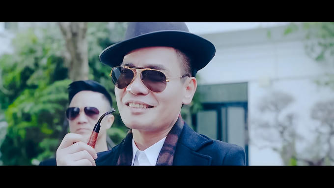 ca sĩ Huy Cường trong phim Huyết Chiến
